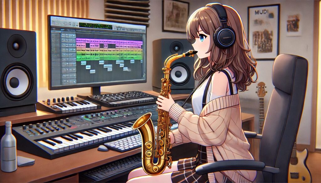 サックス グリッサンド 打ち込み