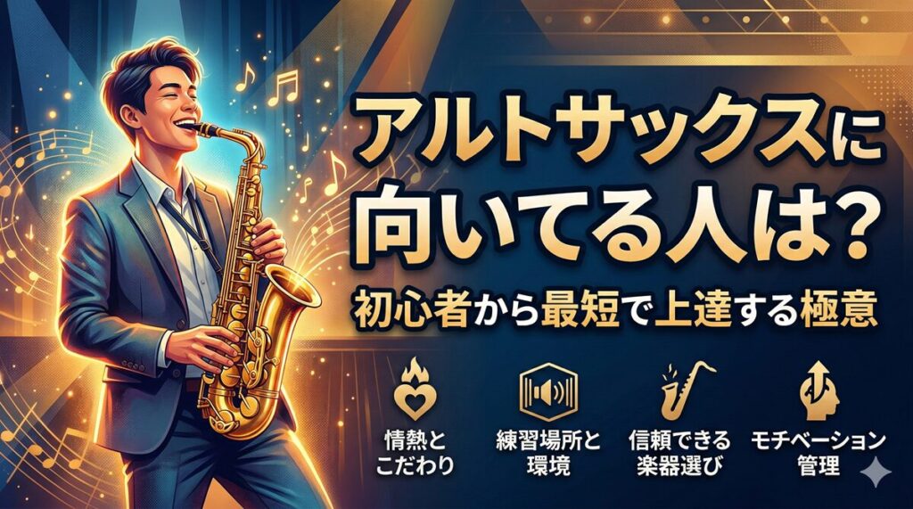 アルトサックスに向いてる人は？